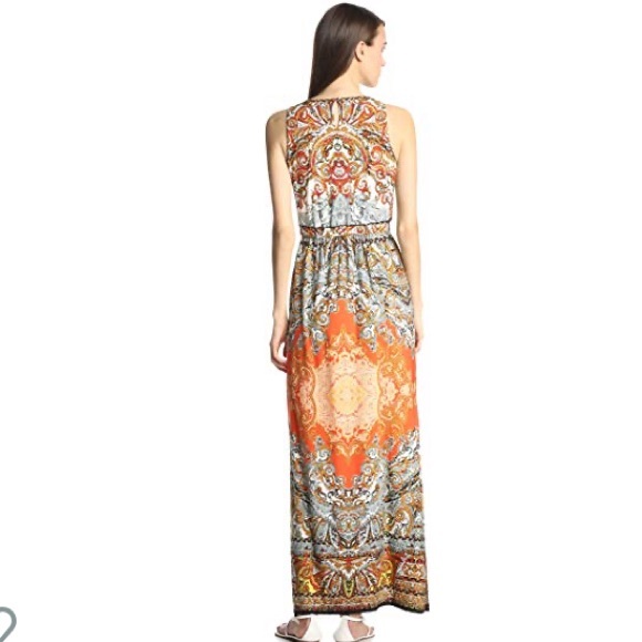 🔥DONNA MORGAN🔥BOLD PRINTED MAXI DRESS🔥 - Picture 2 of 7